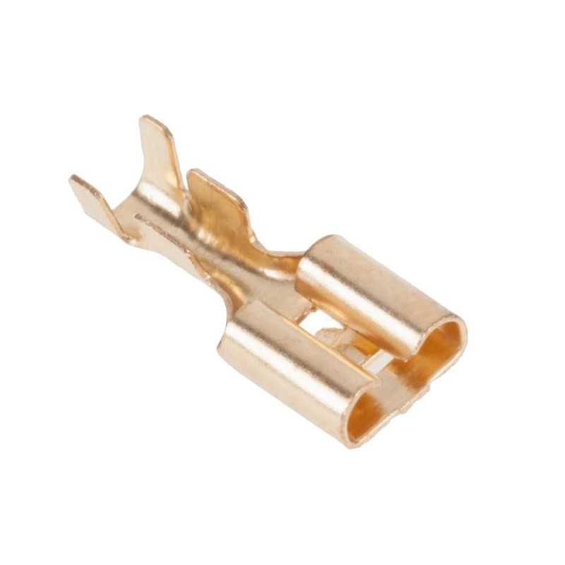 KONEKTOR NIEIZOLOWANY ŻEŃSKI 6,3mm - 10szt