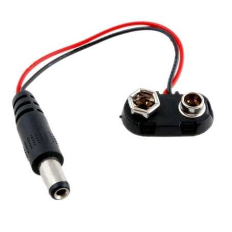 ZATRZASK 9V ADAPTER WTYK DC 2.1/5.5