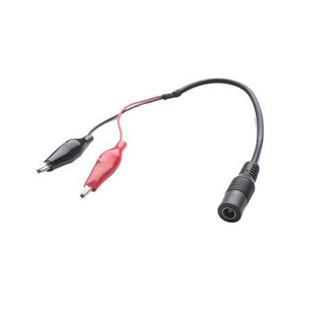 GNIAZDO DC 2,1/5,5 Z KROKODYLKAMI