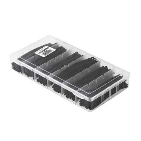 RURKI TERMOKURCZLIWE ZESTAW CZARNE 10cm 7858