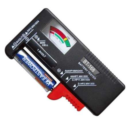 Tester baterii z wskaźnikiem analogowym BT168 DO PONAD 12 TYPÓW BATERII