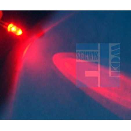 DIODA LED 5mm CZERWONA 5,8cd SUPERJASNA !!!
