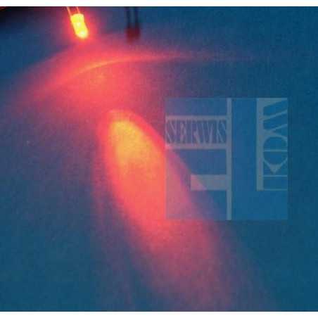 DIODA LED 3mm POMARAŃCZOWA DYF. SUPERJASNA !!!