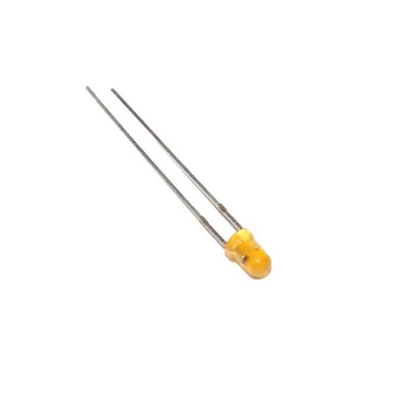  DIODA LED 3mm POMARAŃCZOWA DYF. SUPERJASNA !!!