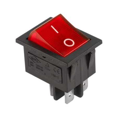 PRZEŁĄCZNIK IRS-201 1A CZERWONY 0-1 /PRK008B 15A/250VAC