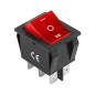 PRZEŁĄCZNIK IRS-203 1C CZERWONY KOŁYSKOWY 1-0-2 /PRK046 15A 250VAC