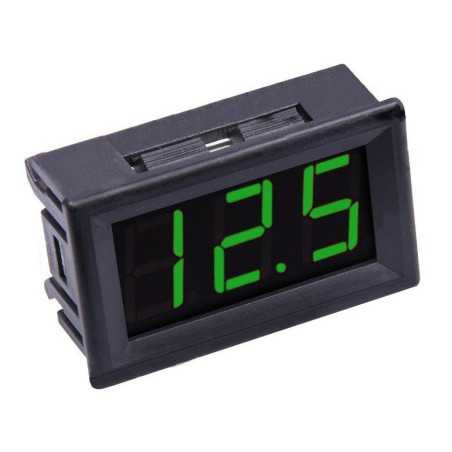 MIERNIK TEMPERATURY DO CZUJNIKA DS18B20 12V ZIELONY -55-125C